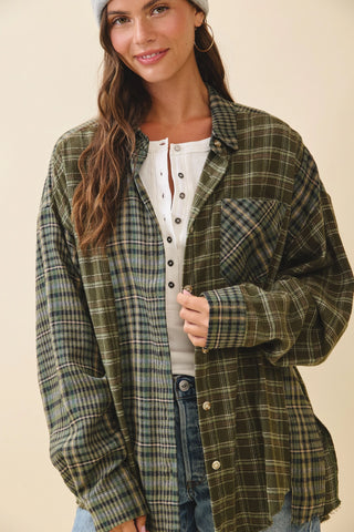 Kamerie Flannel Plaid Shirt
