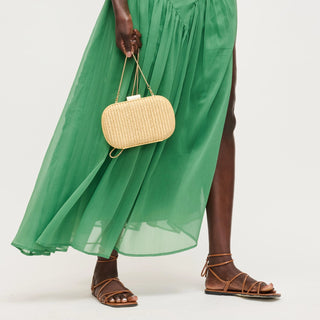 Alix Evening Bag Natural