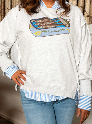 Grey Sardines Sweater
