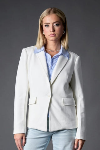 Helen White Blazer w/ Shirt