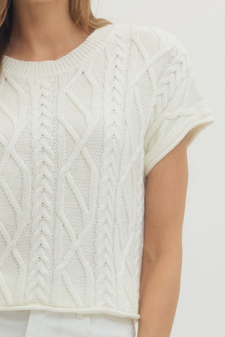 Knit Sweater Off White
