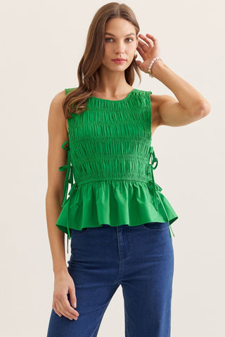 Lady in Green Top