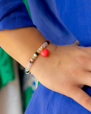 Lottie Jade Pink Bracelet