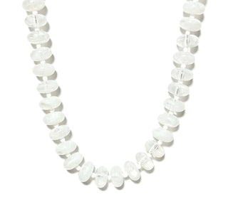 Marble Necklace Clear Swirl