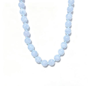 Marble Necklace Light Blue