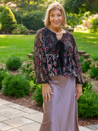 Mauve Midi Skirt