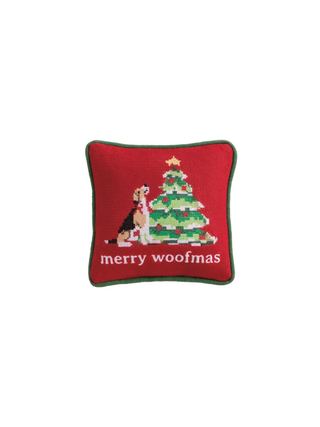 Merry Needle Point Pillow