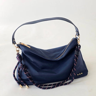 Nikki Nylon Slouchy Navy