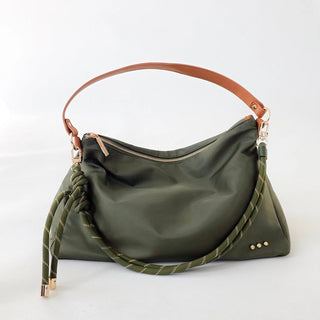 Nikki Nylon Slouchy Olive