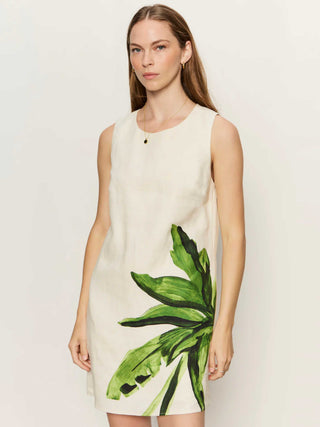 Palmetta Linen Shift Dress