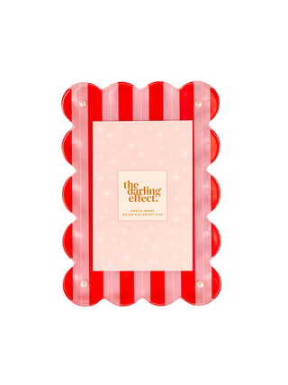 Peppermint Stripe Acrylic Frame
