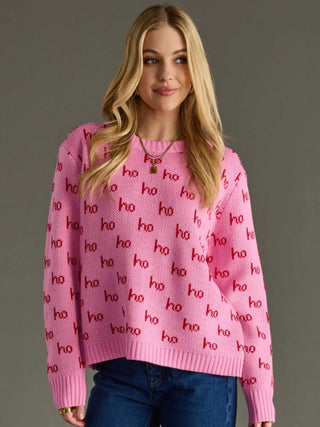 Pink Ho Ho Ho Sweater