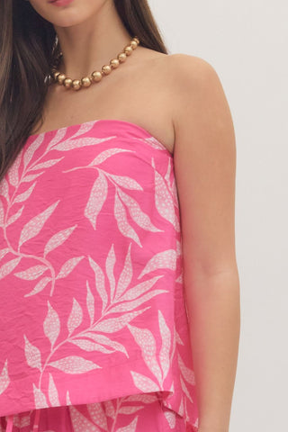 Pink Palms Shirt