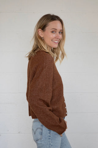 Piper Cardigan Brown