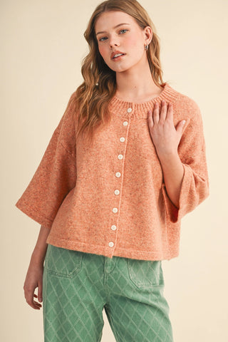 Rust Lemon Dolman Sweater
