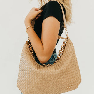 Sienna Slouchy Woven Taupe