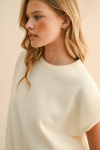 Sweet Sweater Top Cream