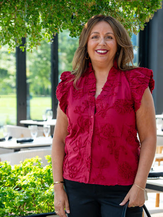 The Perfect Day Blouse Cherry