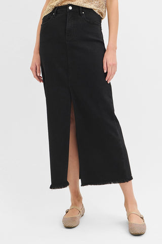 Tummy Control Black Skirt